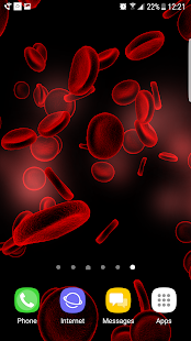 Blood Cells 3D Live Wallpaper Captura de pantalla
