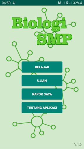 Android application Belajar Biologi SMP screenshort