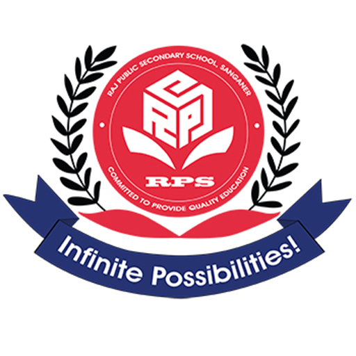Raj Public Secondary School logo