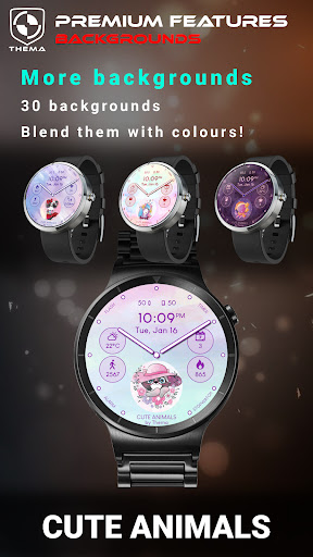Cute Animals Watch Face screenshot 5