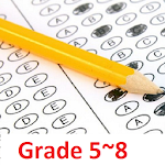 Cover Image of Download 5~8th Grade Math Test Free  APK
