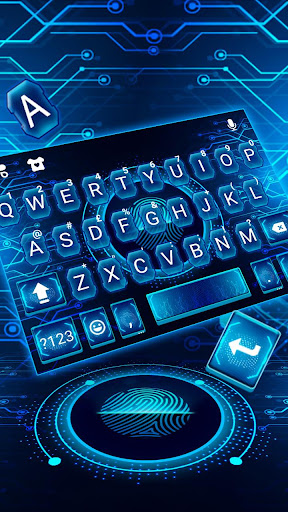 Tech Fingerprint Keyboard Them Screen 2