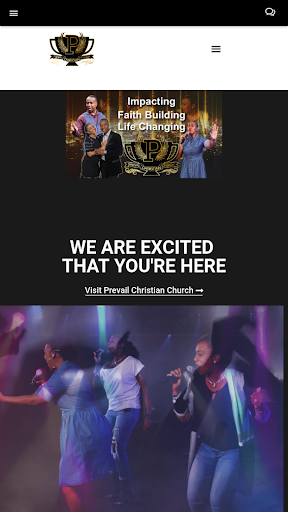 Android application Prevail Christian Church screenshort