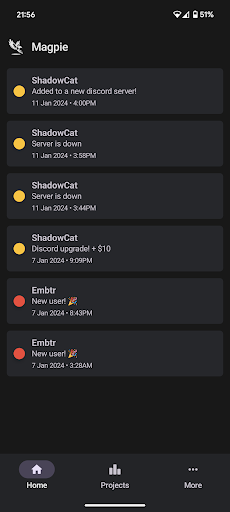 Android application Magpie screenshort
