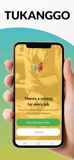 Android application TukangGo - Service App screenshort