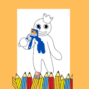 Rainbow Friends Coloring book