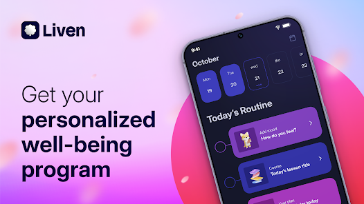Liven App Interface