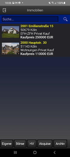 AMMON Immobilienmaklersoftware Screen 2