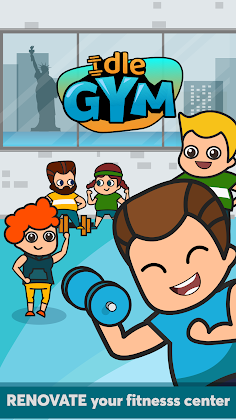 idle Gym - manage family fitne - Screenshot 1
