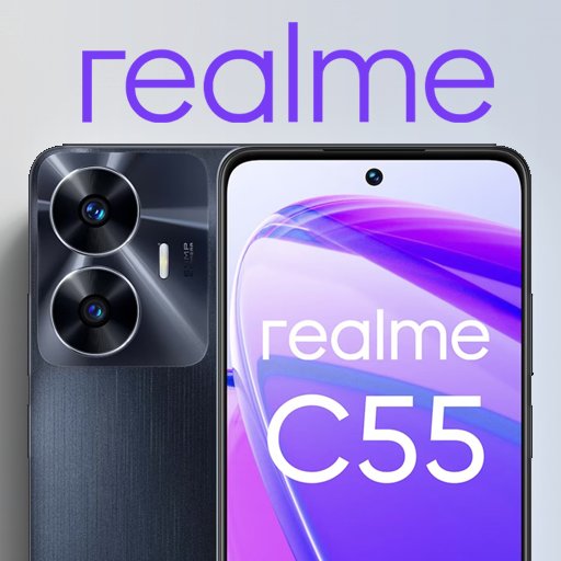 Realme c55 launcher, theme logo