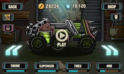 screenshot of Zombie Road Racing