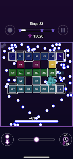 Android application Bricks Breaker Colorfully screenshort