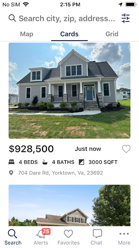 Liz Moore Home Search Screenshot
