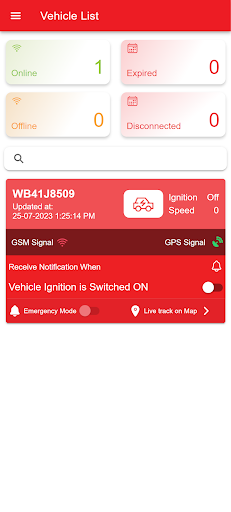 Android application Trakomatic VLT screenshort