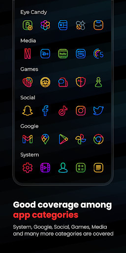 Caelus: linear icon pack
