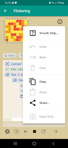 Coding Grid Lite Screen 2
