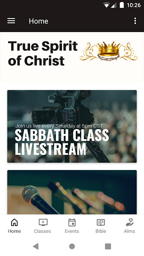 Android application True Spirit of Christ screenshort