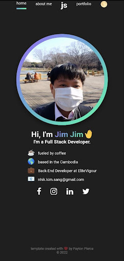 Jim App Screenshot