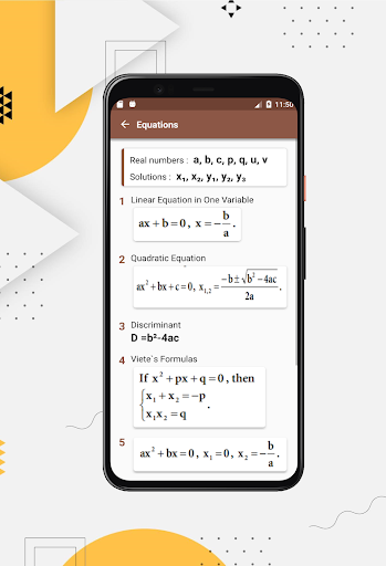 Math Formulas Complete Screen 3