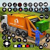 Offroad Garbage Truck Driving icon