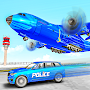 US Police Plane Transporter Parking Game