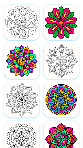 Screenshot of Coloring Book For Relaxation