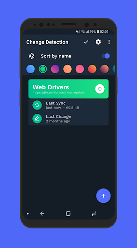 Change Detection Screen 3