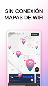 Captura de Pantalla 3 Mapa claves wifi Instabridge android