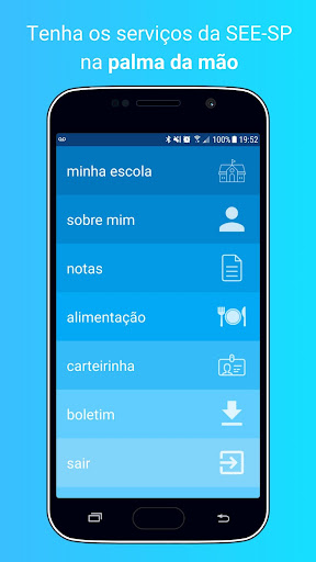 Android application Minha Escola SP screenshort