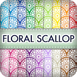 Floral Scallop Backgrounds icon