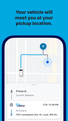 Screenshot of Via Metro STL