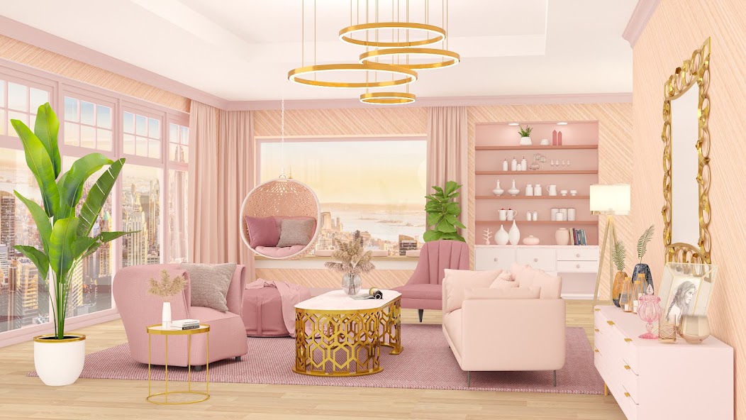 Pink Home Design : House Craft 1.8.5 APK + Modificación (Unlimited money) para Android