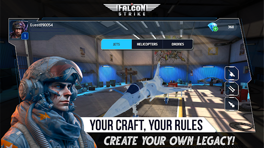 Falcon Strike:Jet Fighter Game