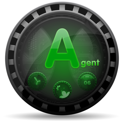 (FREE) Agent GO Launcher Theme  Icon
