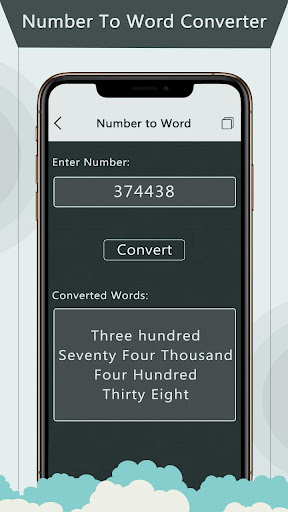 Number to Word Converter Screen 3