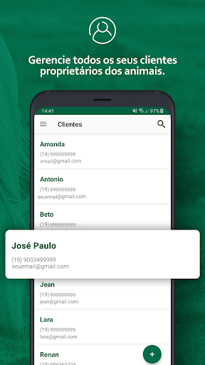 Android application Equinovet screenshort