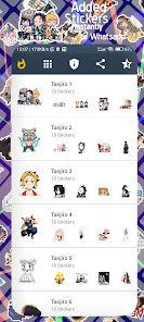 Imágen 4 Pegatinas Tanjiro KNY para WA android