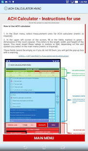 Скачать ACH BTU Calculator Онлайн бесплатно на Андроид