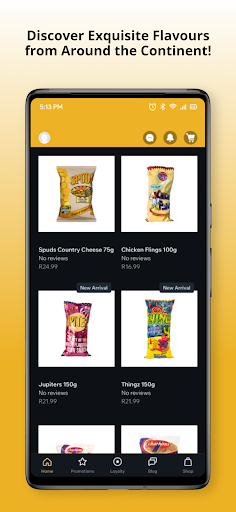 Android application African Basket screenshort