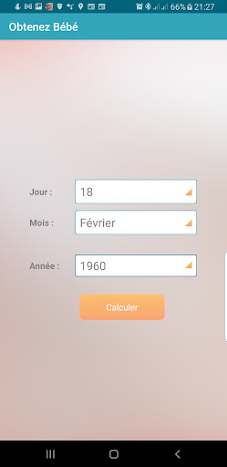 Birth date Screen 3