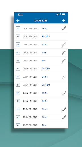 Android application MTL ELD screenshort