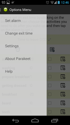 Parakeet - Waking up made easy Screen 2