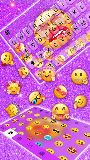 Funny Emojis Gravity Keyboard Screen 3