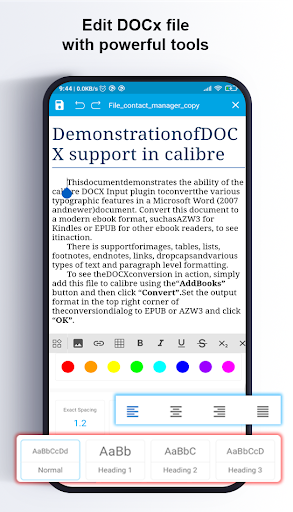 Word Editor: Docx Editor Screen 3