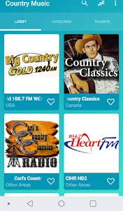 Country music online radios