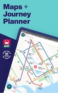 Singapore Metro Map & Planner Screenshot