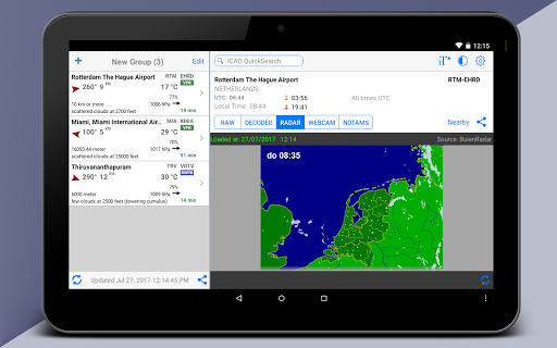Screenshot of PilotWeather