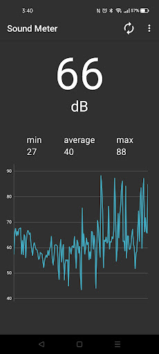 Sound Meter Screen 2