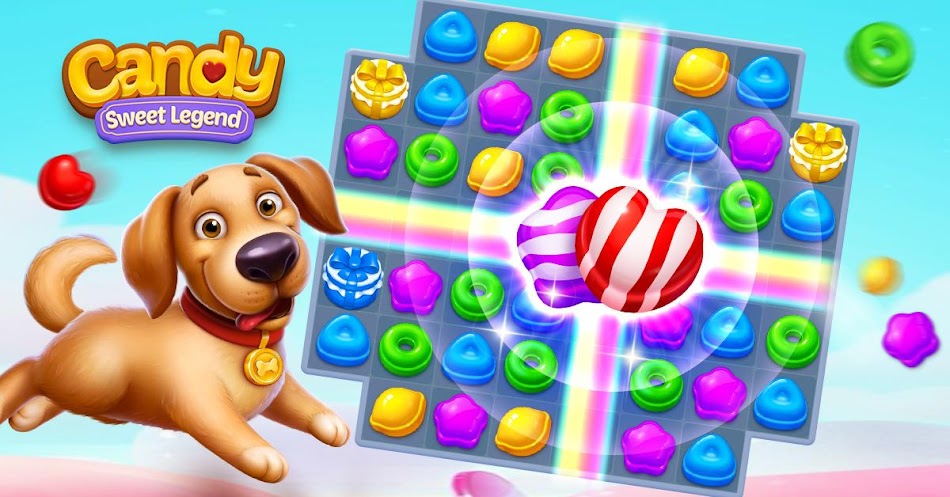 #8. Candy Sweet Legend - Match 3 (Android) Podle: Yo App