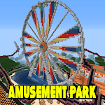 Cover Image of Download Amusement park for minecraft  APK